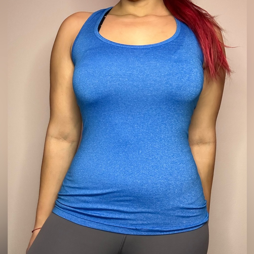 Blue Workout Top - Picture 3 of 6